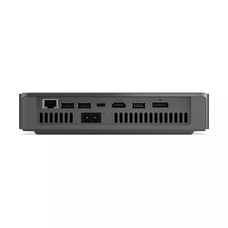 Lenovo IdeaCentre Mini 01IRH10R Intel Core 5 210H 16 GB DDR5-SDRAM 512 GB SSD Windows 11 Pro Mini PC Pilka