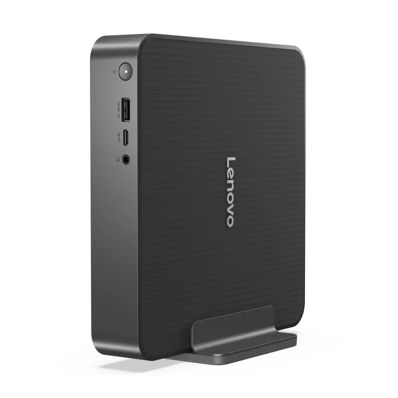 Lenovo IdeaCentre Mini 01IRH10R Intel Core 5 210H 16 GB DDR5-SDRAM 512 GB SSD Windows 11 Pro Mini PC Pilka