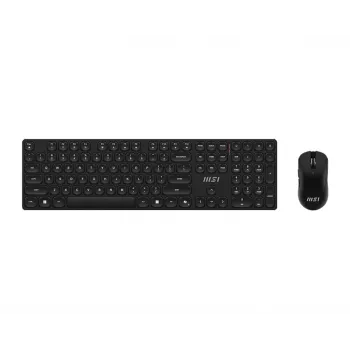 MSI FORGE K210 belaidis klaviatūros ir pelės rinkinys, USB, juodas