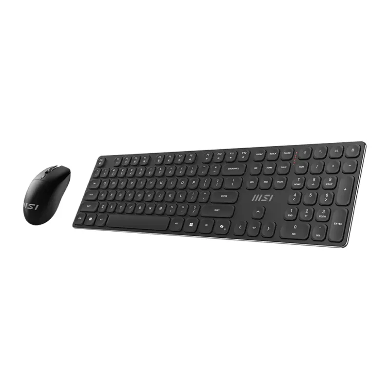 MSI FORGE K210 belaidis klaviatūros ir pelės rinkinys, USB, juodas