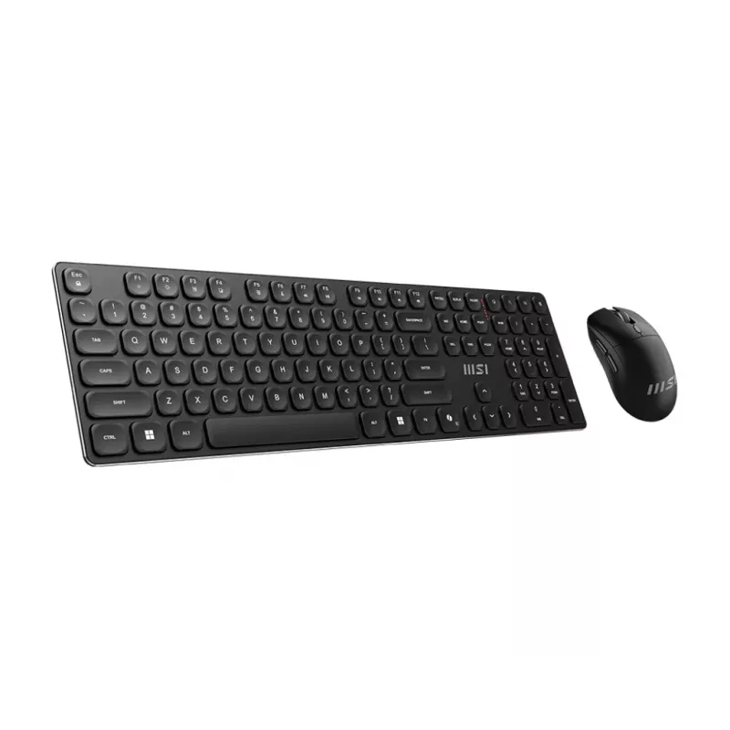 MSI FORGE K210 belaidis klaviatūros ir pelės rinkinys, USB, juodas