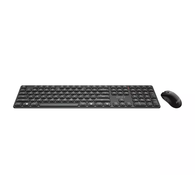 MSI FORGE K210 belaidis klaviatūros ir pelės rinkinys, USB, juodas