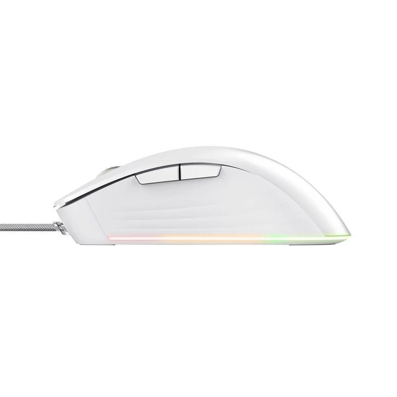 Trust GXT924W YBAR+ žaidimų pelė, dešinei rankai, USB Type-A, optinė, 25600 DPI
