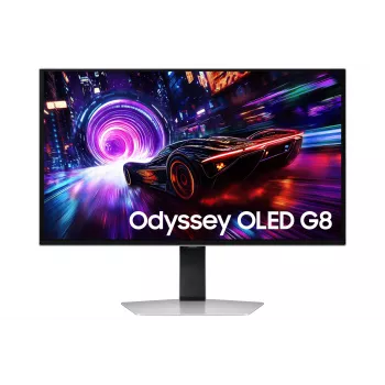 Monitorius Samsung S27FG814SU 27 colių 4K UHD OLED 2160×3840, 0,03 ms, 178° žiūrėjimo kampas, VESA, aukščio reguliavimas, metalinis