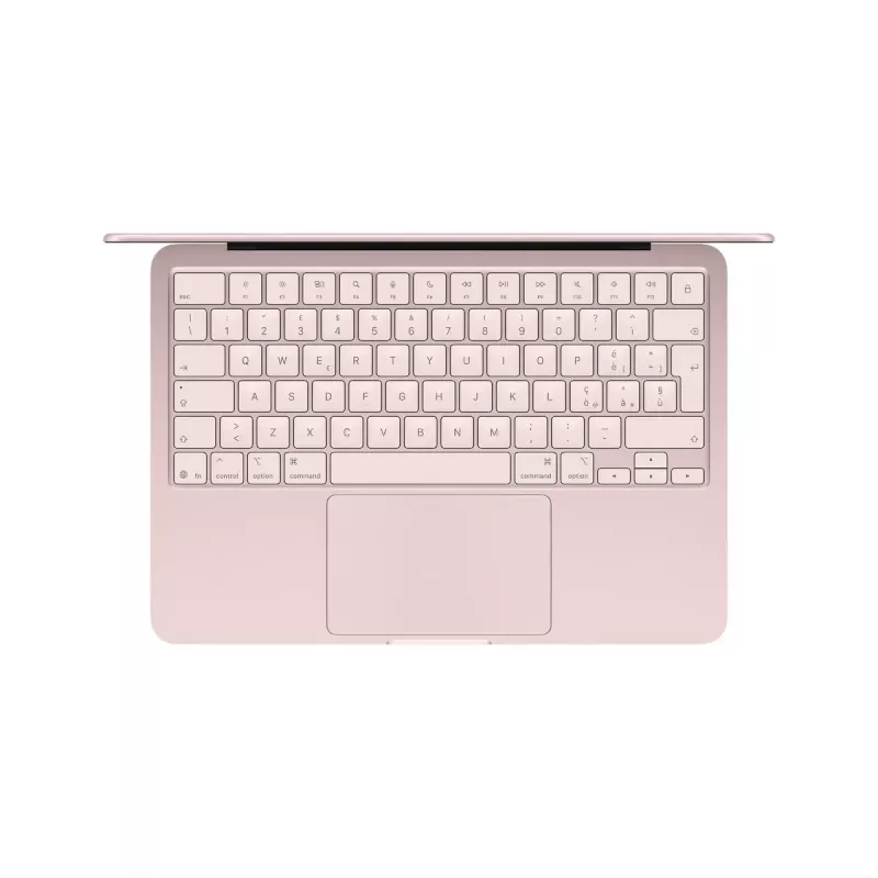 Nešiojamas kompiuteris Apple MacBook Neo 13 colių — A18 Pro 6 branduolių CPU, 5 branduolių GPU, 8 GB RAM, 256 GB SSD, 2408×1506 ekranas, Rožinis
