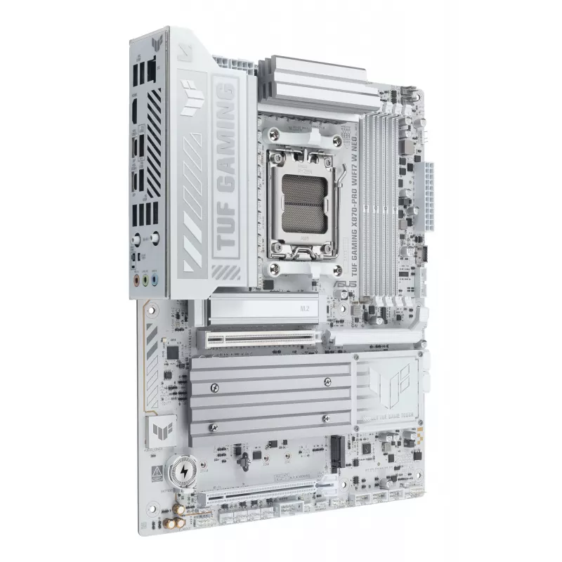 Pagrindinė plokštė ASUS TUF GAMING X870-PRO WIFI7 W NEO, AMD X870, Socket AM5, ATX, DDR5, 4 DIMM, 256 GB, Wi‑Fi 7, 5Gb Ethernet