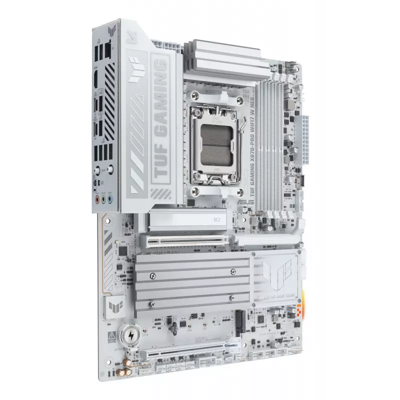 Pagrindinė plokštė ASUS TUF GAMING X870-PRO WIFI7 W NEO, AMD X870, Socket AM5, ATX, DDR5, 4 DIMM, 256 GB, Wi‑Fi 7, 5Gb Ethernet