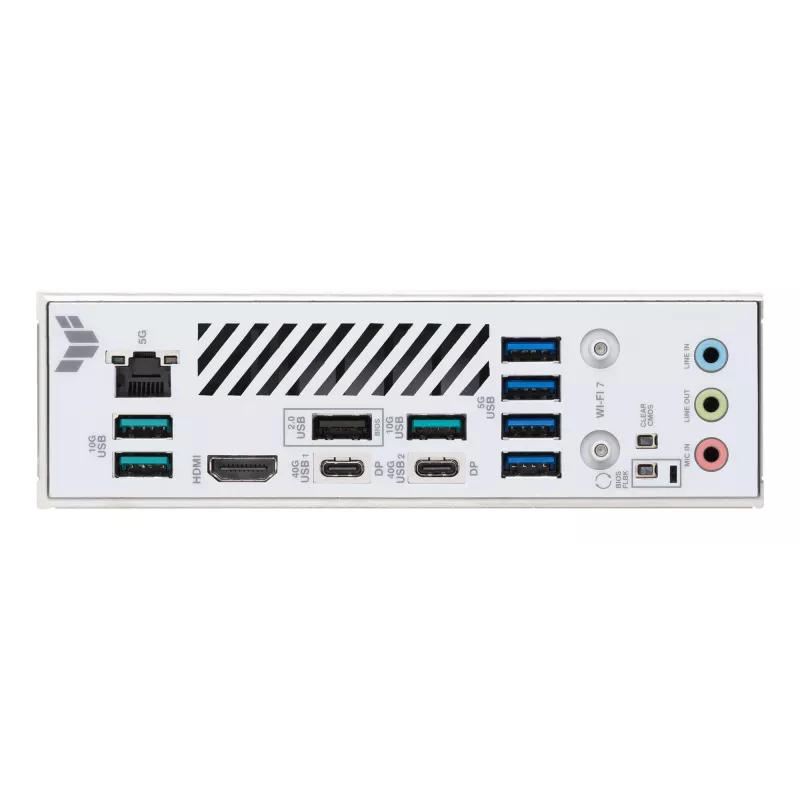 Pagrindinė plokštė ASUS TUF GAMING X870-PRO WIFI7 W NEO, AMD X870, Socket AM5, ATX, DDR5, 4 DIMM, 256 GB, Wi‑Fi 7, 5Gb Ethernet