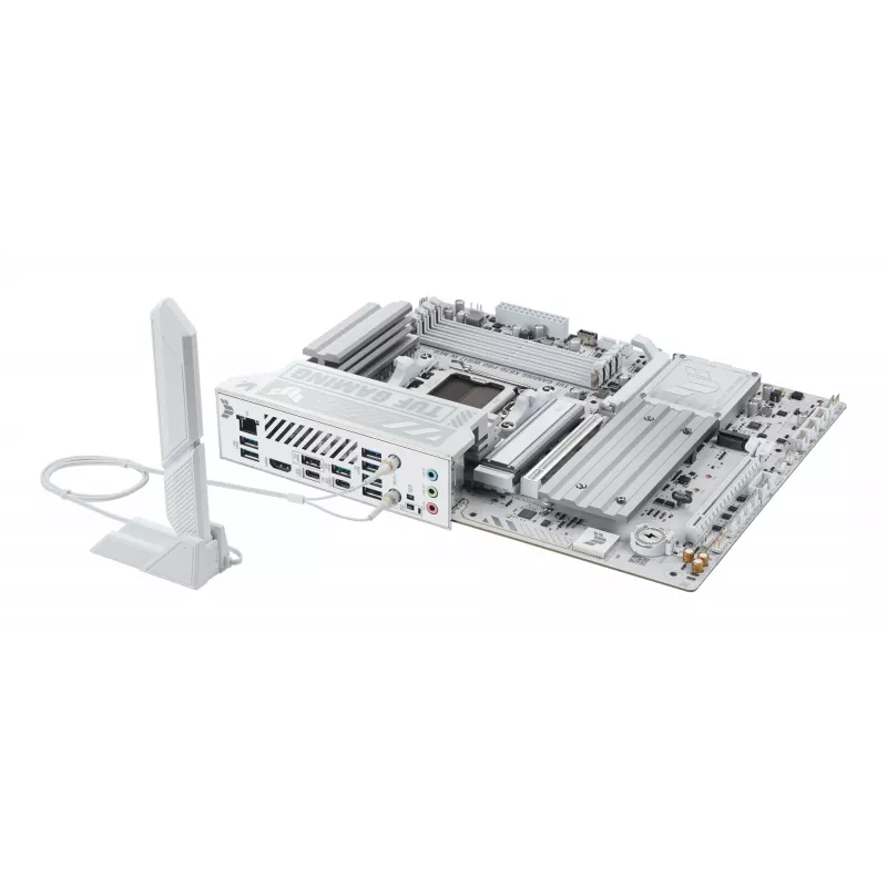 Pagrindinė plokštė ASUS TUF GAMING X870-PRO WIFI7 W NEO, AMD X870, Socket AM5, ATX, DDR5, 4 DIMM, 256 GB, Wi‑Fi 7, 5Gb Ethernet