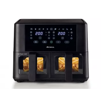 Ariete 4631 Dviguba oro gruzdintuvė 9L, 2400W, 11 programų, juoda
