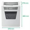 Smulkintuvas Leitz IQ Office Security P5, mikro pjūvis, 22,3 cm, 2 x 15 mm, 23 l, 250 lapų, 55 dB