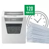 Smulkintuvas Leitz IQ Office Security P5, mikro pjūvis, 22,3 cm, 2 x 15 mm, 23 l, 250 lapų, 55 dB