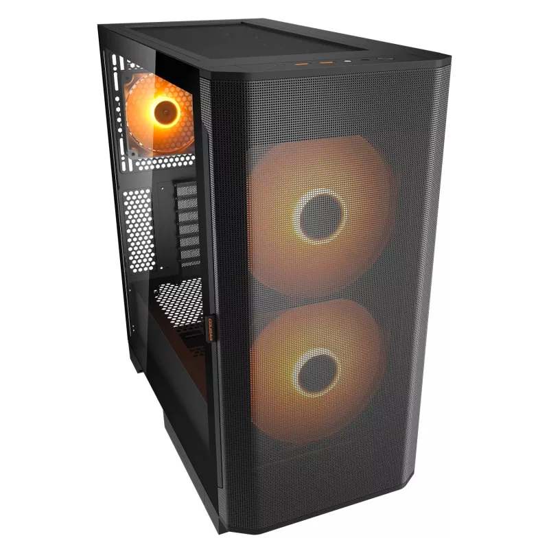 PC Midi Tower korpusas Cougar Airface FLO ARGB, juodas