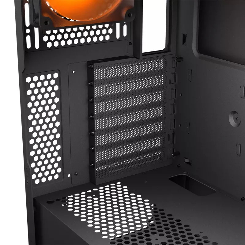 PC Midi Tower korpusas Cougar Airface FLO ARGB, juodas