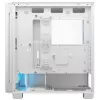 COUGAR Airface FLO ARGB White Midi Tower korpusas — 2x180mm priekyje, 1x120mm gale, 2.5/3.5 colio HDD, 240×480×509 mm