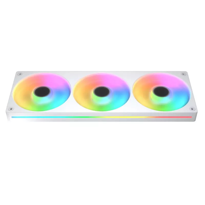 Vandens aušintuvas CPU Cougar Poseidon Vistek Pro 360 — 120 mm ventiliatoriai, ARGB, Baltas