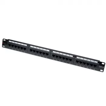 Techly I-PP 24-RU-C6T skydinė plokštė UTP 24 prievadai RJ45 Cat.6