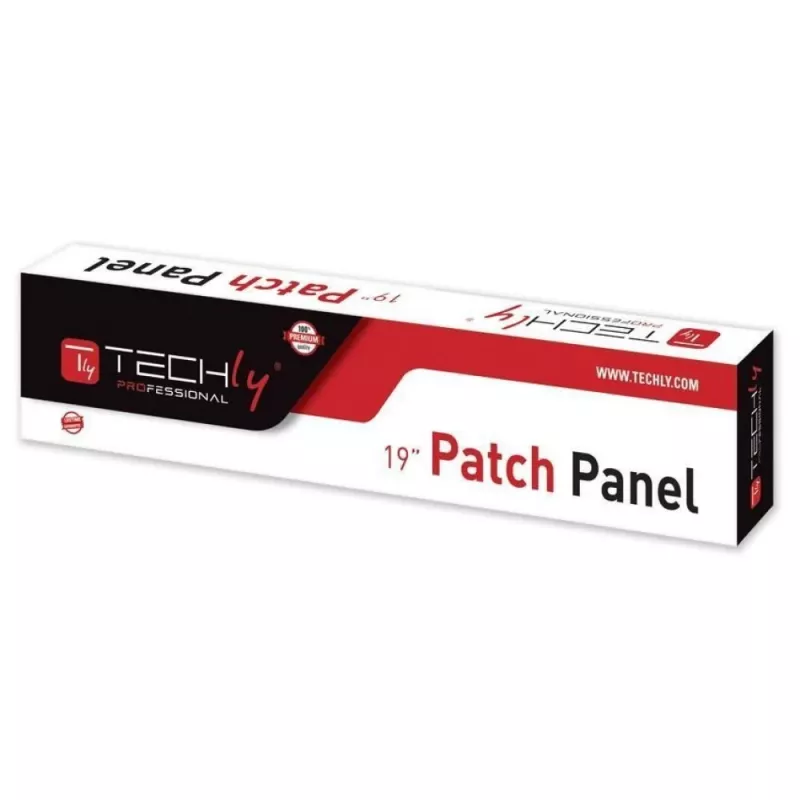 Techly I-PP 24-RU-C6T skydinė plokštė UTP 24 prievadai RJ45 Cat.6