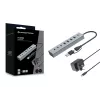 Conceptronic HUBBIES20GP 7-Port USB 3.0 Hub su maitinimo adapteriu, 5Gbps, USB-C x 3, USB-A x 4