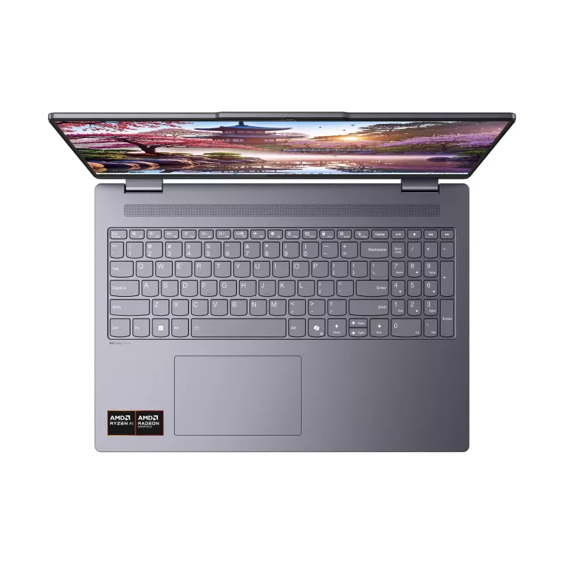 Lenovo IdeaPad 5 2-in-1 16AKP10 Copilot+ PC AMD Ryzen™ AI 5 340 Hibridinis (2-in-1) 40,6 cm (16 colių) Liečiamas WUXGA 16 GB LPDDR5x-SDRAM 1 TB SSD Wi-Fi 7 (802.11be) Windows 11 Home Pilka