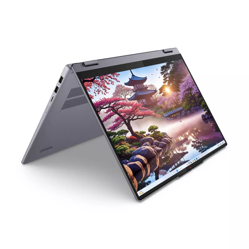 Lenovo IdeaPad 5 2-in-1 16AKP10 Copilot+ PC AMD Ryzen™ AI 5 340 Hibridinis (2-in-1) 40,6 cm (16 colių) Liečiamas WUXGA 16 GB LPDDR5x-SDRAM 1 TB SSD Wi-Fi 7 (802.11be) Windows 11 Home Pilka