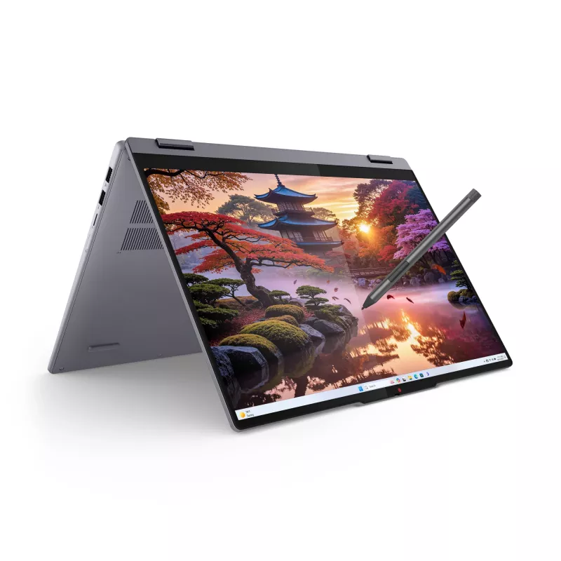 Lenovo IdeaPad 5 2-in-1 16AKP10 Copilot+ PC AMD Ryzen™ AI 5 340 Hibridinis (2-in-1) 40,6 cm (16 colių) Liečiamas WUXGA 16 GB LPDDR5x-SDRAM 1 TB SSD Wi-Fi 7 (802.11be) Windows 11 Home Pilka