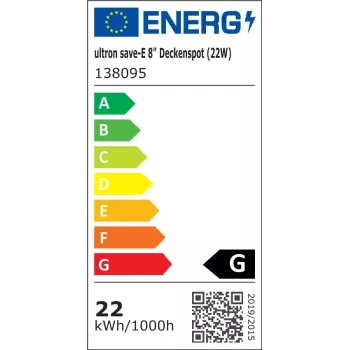 Energiją taupanti lempa Ultron 138095 22 W 4000 K
