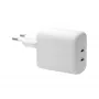 dbramante1928 re-charge Pro - EU sieninis įkroviklis 2x USB-C 20W - balta