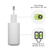 dbramante1928 re-charge Pro - EU sieninis įkroviklis 2x USB-C 20W - balta