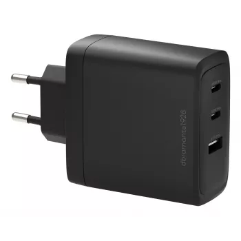 Įkroviklis dbramante1928 re-charge IT EU W, 2x USB-C 100W + 1x USB-A, vidaus, AC, juodas