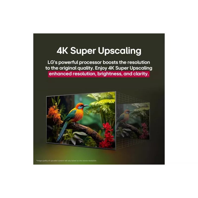 LG UHD AI 65UA75003LA televizorius 165,1 cm (65 col.) 4K Ultra HD Smart TV Wi-Fi juodas
