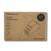 DIN bėgio maitinimo šaltinis QOLTEC 30W 24V 1,25A pilkas