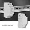 DIN bėgio maitinimo šaltinis QOLTEC 30W 24V 1,25A pilkas