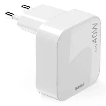 Hama 00201955 greitasis įkroviklis išmaniesiems telefonams ir planšetėms, 40 W, USB-C, baltas