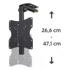 Hama 00220876 TV laikiklis/pakaba 116,8 cm (46 col.) juoda
