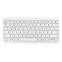 Belaidė Bluetooth klaviatūra ASUS KW100 Marshmallow — 75% išdėstymas, QWERTZ, žirkliniai jungikliai, balta