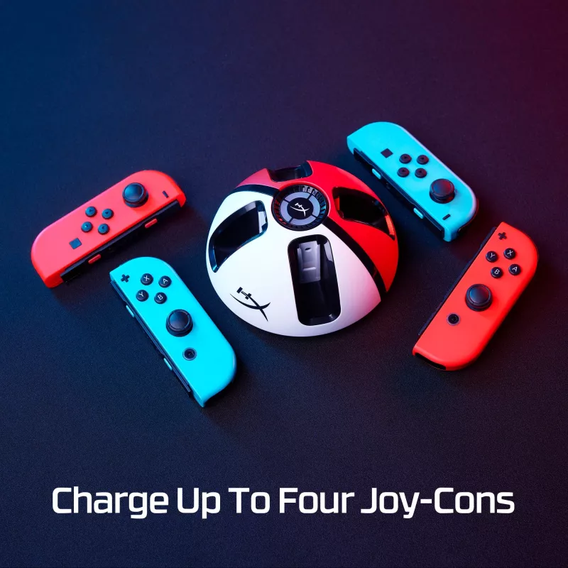 HyperX ChargePlay Quad 2 – Įkrovimo stotelė 4 žaidimų pultams