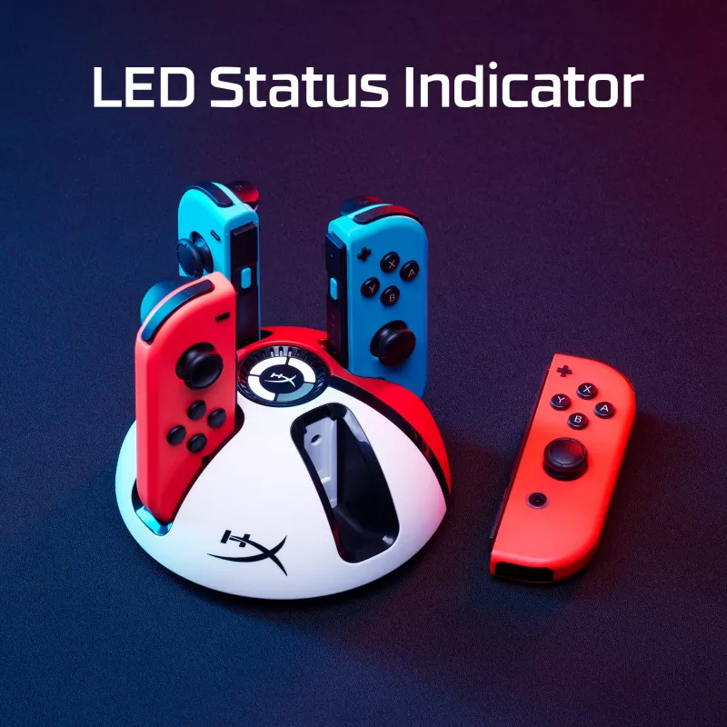 HyperX ChargePlay Quad 2 – Įkrovimo stotelė 4 žaidimų pultams