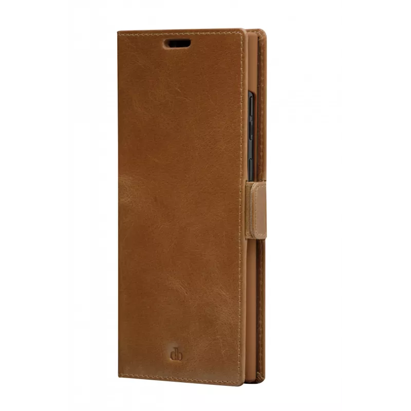 Folio dėklas dbramante1928 Copenhagen Slim, Samsung Galaxy S22 Ultra, 6,8 colio ekranui, Tan