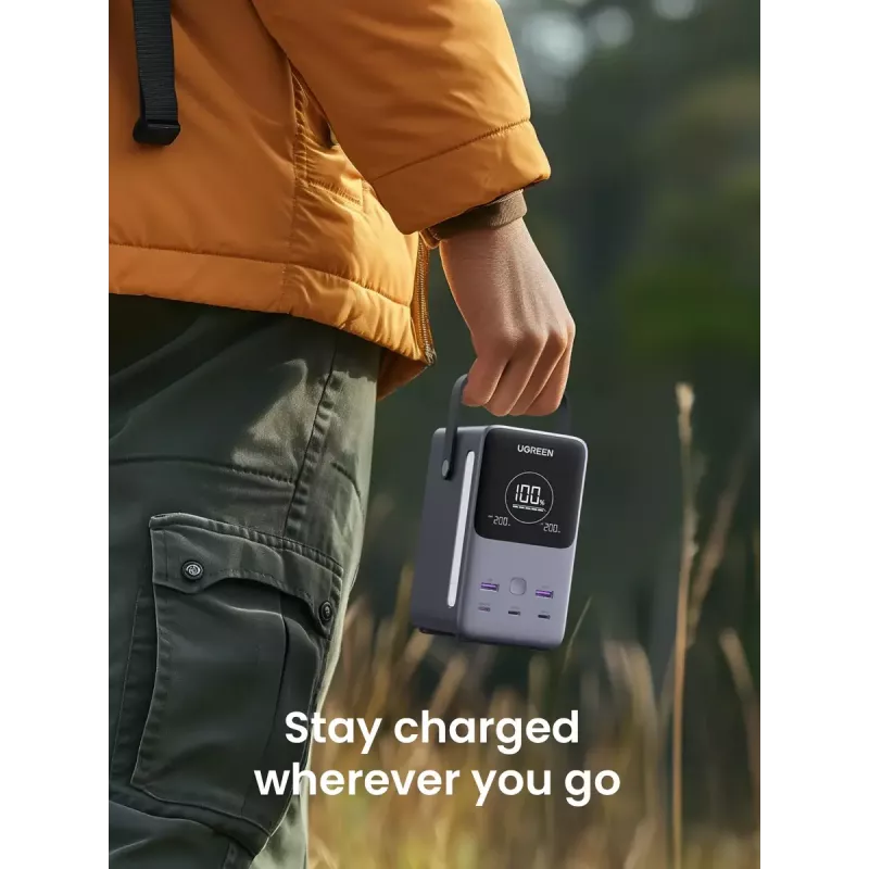 Ugreen Nexode Power Bank 48000 mAh pilka