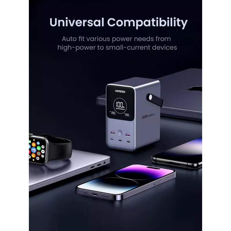 Ugreen Nexode Power Bank 48000 mAh pilka