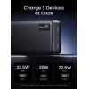 Ugreen 25683 nešiojamas power bank 20000 mAh juodas