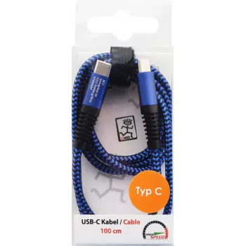USB kabelis 2GO 797194 USB 3.2 Gen 1 1 m USB C mėlynas