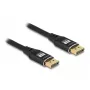 DeLOCK DisplayPort kabelis 8K 60 Hz 2 m juodas metalinis