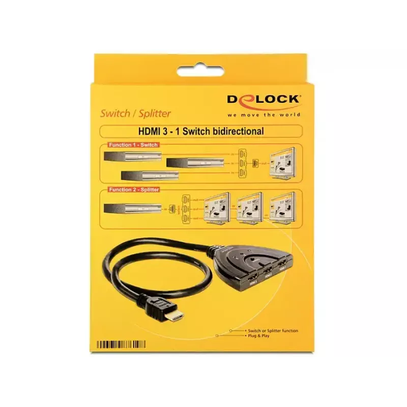 HDMI jungiklis DeLOCK 87619