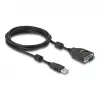 DeLOCK USB 2.0 Type-A į RS-232 D-Sub 9 jungtis su 2,5 kV galvanine izoliacija, 2 m