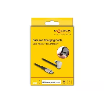 Duomenų ir įkrovimo laidas DeLOCK USB Type-C – Lightning 1 m 3 A