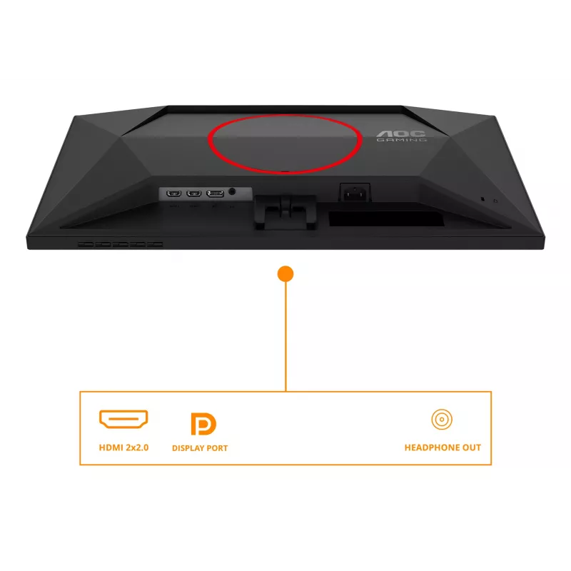 AOC G4 24G4ZRE kompiuterio monitorius 60,5 cm (23,8 colio) 1920 x 1080 pikselių Full HD LED juodas, raudonas