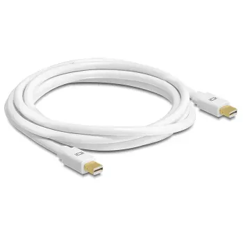 Laidas mini DisplayPort – mini DisplayPort DeLOCK 83471 0,5 m Baltas