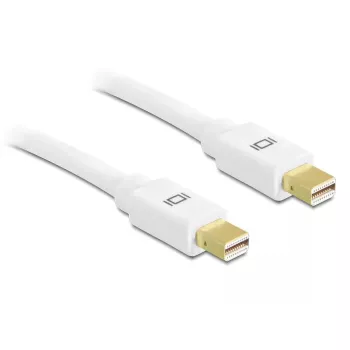 Laidas mini DisplayPort – mini DisplayPort DeLOCK 83471 0,5 m Baltas